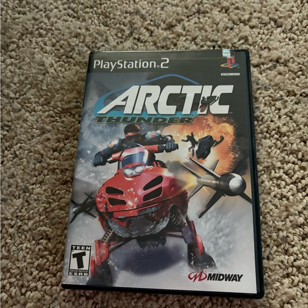 💥Buy 2 Get 1 Free💥 Arctic Thunder for PlayStation 2 - Black Case